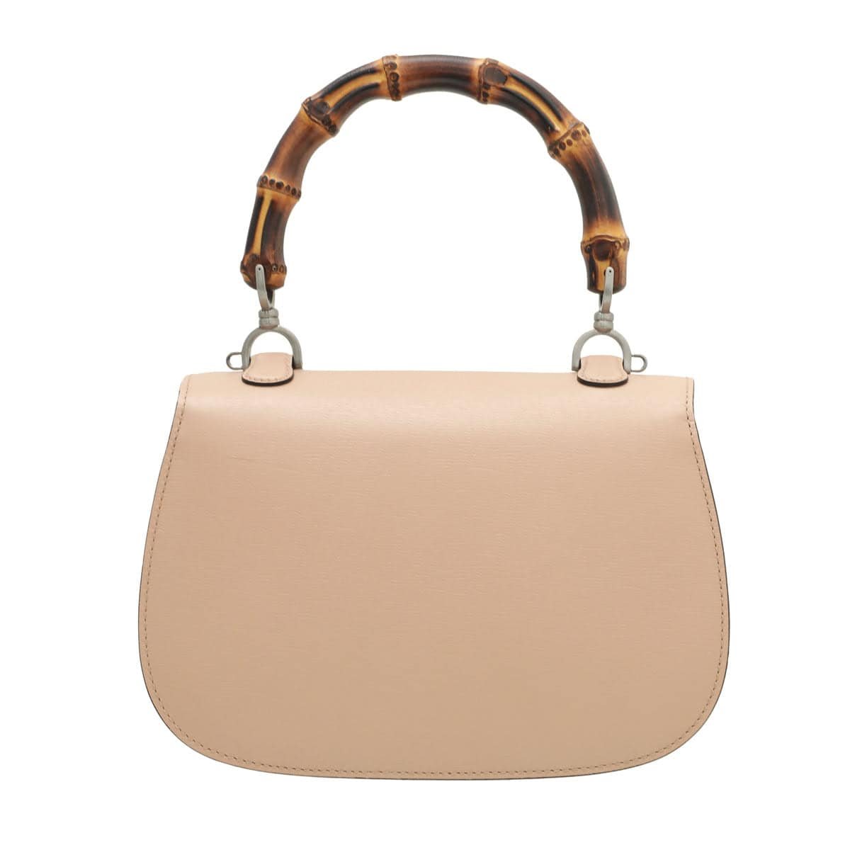 Gucci Blush Pink Bamboo Top Handle Bag | AlmaBagz
