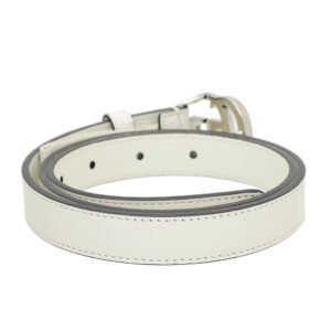 Gucci Off White Double G Buckle Belt 30 | AlmaBagz