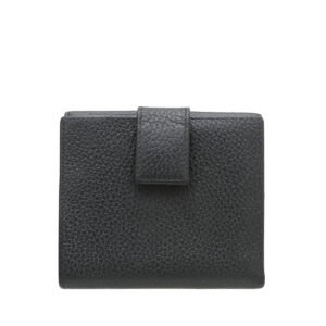 Gucci Black GG Fremch Flap Wallet | AlmaBagz