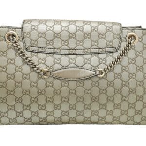 Gucci Champagne GG Guccissima Emily Large Bag | AlmaBagz