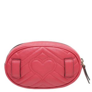 Gucci Red GG Marmont Belt Bag | AlmaBagz