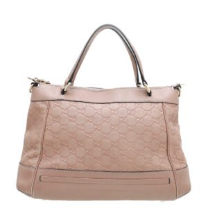 GUCCI Dusty Pink GG Mayfair Medium Bag | AlmaBagz