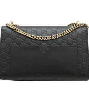 Gucci Black Guccissima Padlock Bag | AlmaBagz