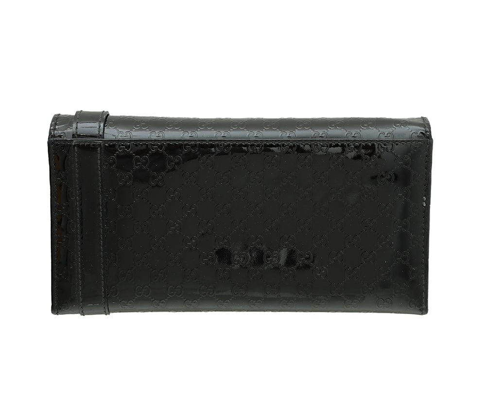 Gucci Black Nice Microguccissima Long Wallet | AlmaBagz