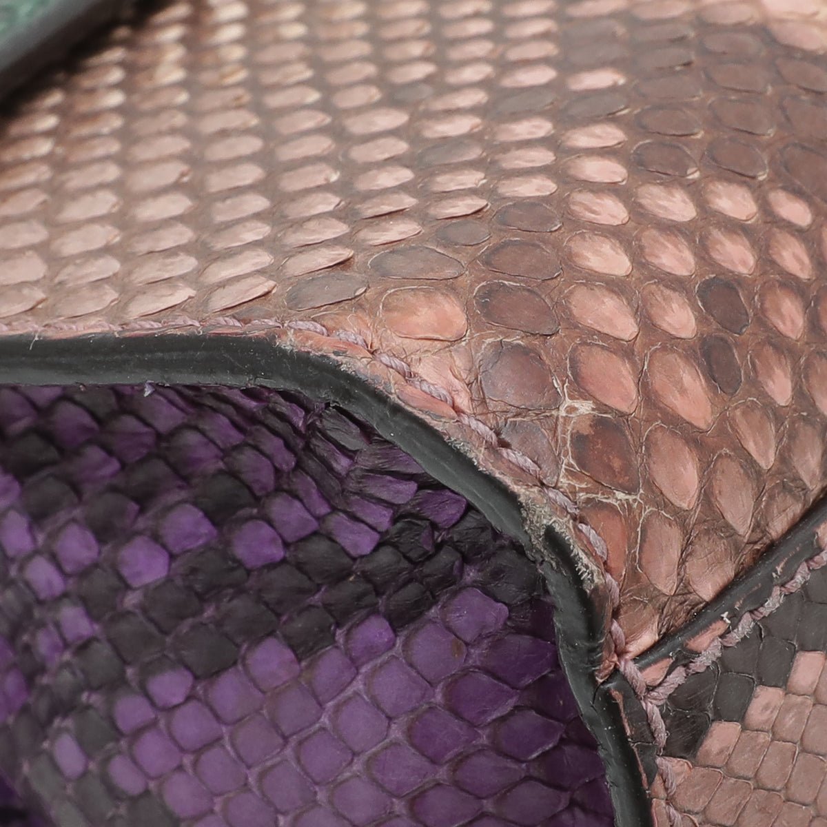 Gucci Multicolor Padlock Python Small Bag | AlmaBagz