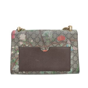 Gucci Ebony Multicolor Padlock Tian Print Medium Chain Bag | AlmaBagz