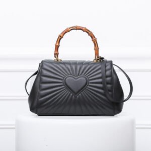Gucci Black Queen Margaret Bamboo | AlmaBagz