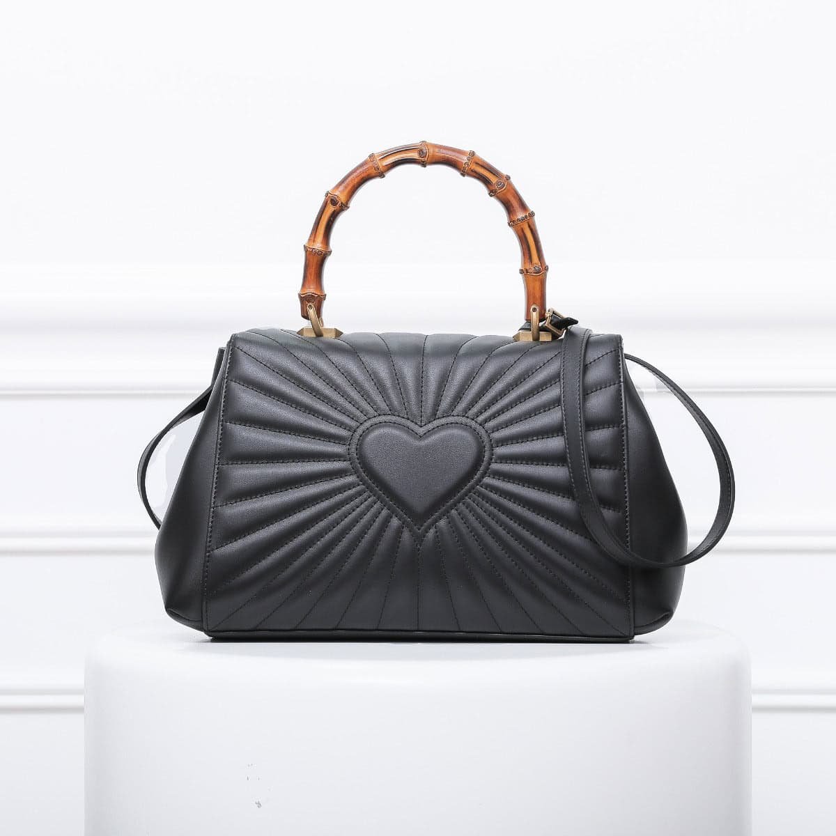 Gucci Black Queen Margaret Bamboo | AlmaBagz