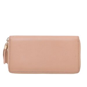 Gucci Light Brown Soho Zip Around Wallet | AlmaBagz