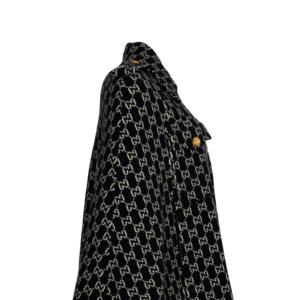 GUCCI GG Supreme Cape Wool Black White | AlmaBagz