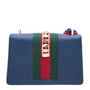 Gucci Blue Sylvie Small Bag | AlmaBagz