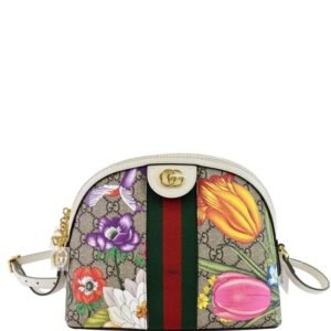Gucci Ophidia GG Flora Crossbody Bag | AlmaBagz
