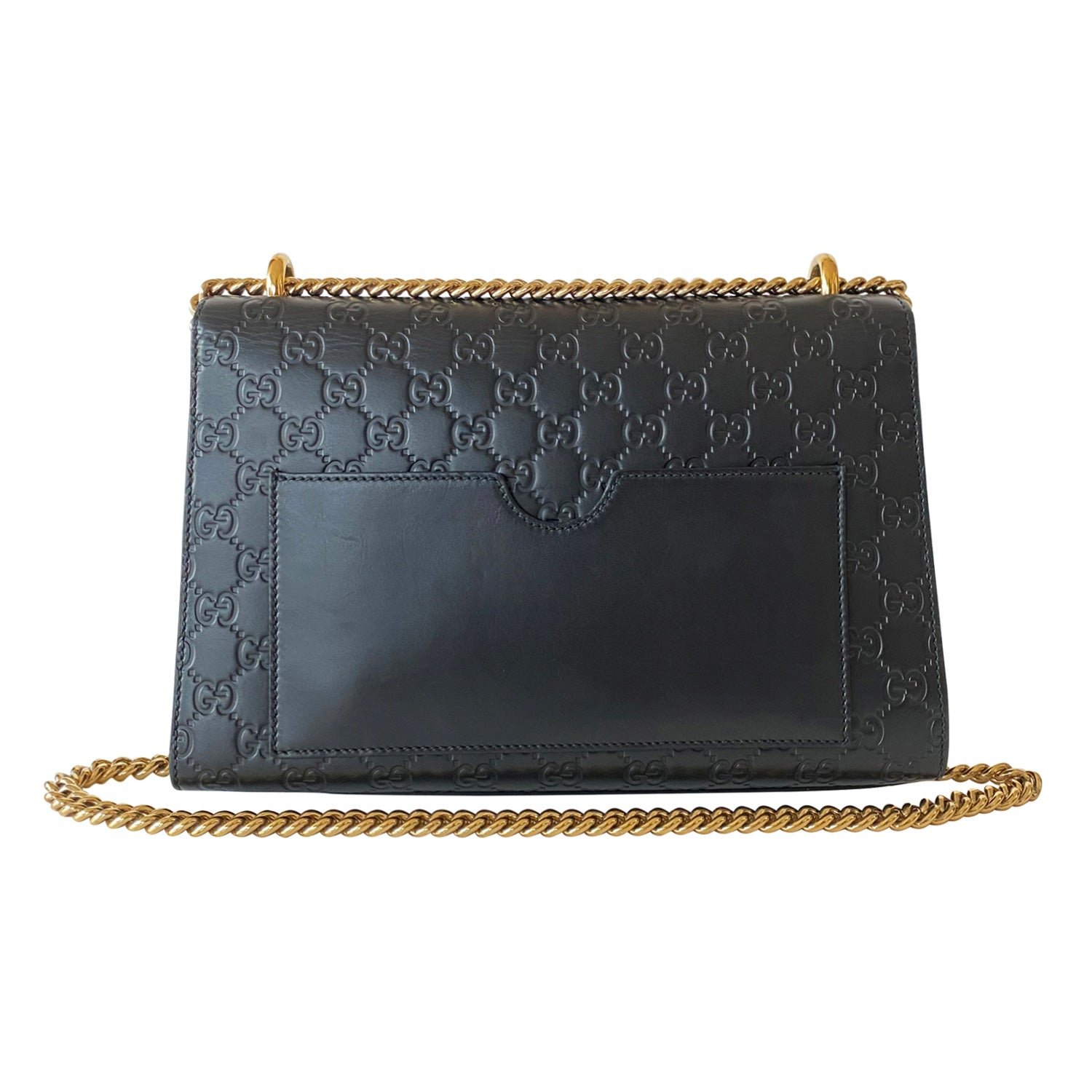 Gucci Guccissima Medium Padlock Shoulder Bag | AlmaBagz