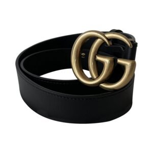 Gucci GG Marmont Leather Belt | AlmaBagz