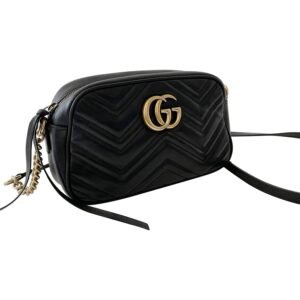 Gucci GG Marmont Small Matelassé Shoulder Bag | AlmaBagz