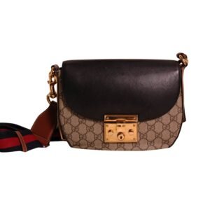 Gucci Signature Padlock Small Crossbody Bag | AlmaBagz