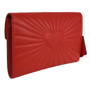 Gucci Queen Margaret Apollo Clutch Handbag in Hibiscus Red | AlmaBagz