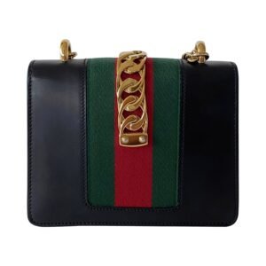 Gucci Sylvie Leather Mini Chain Bag | AlmaBagz