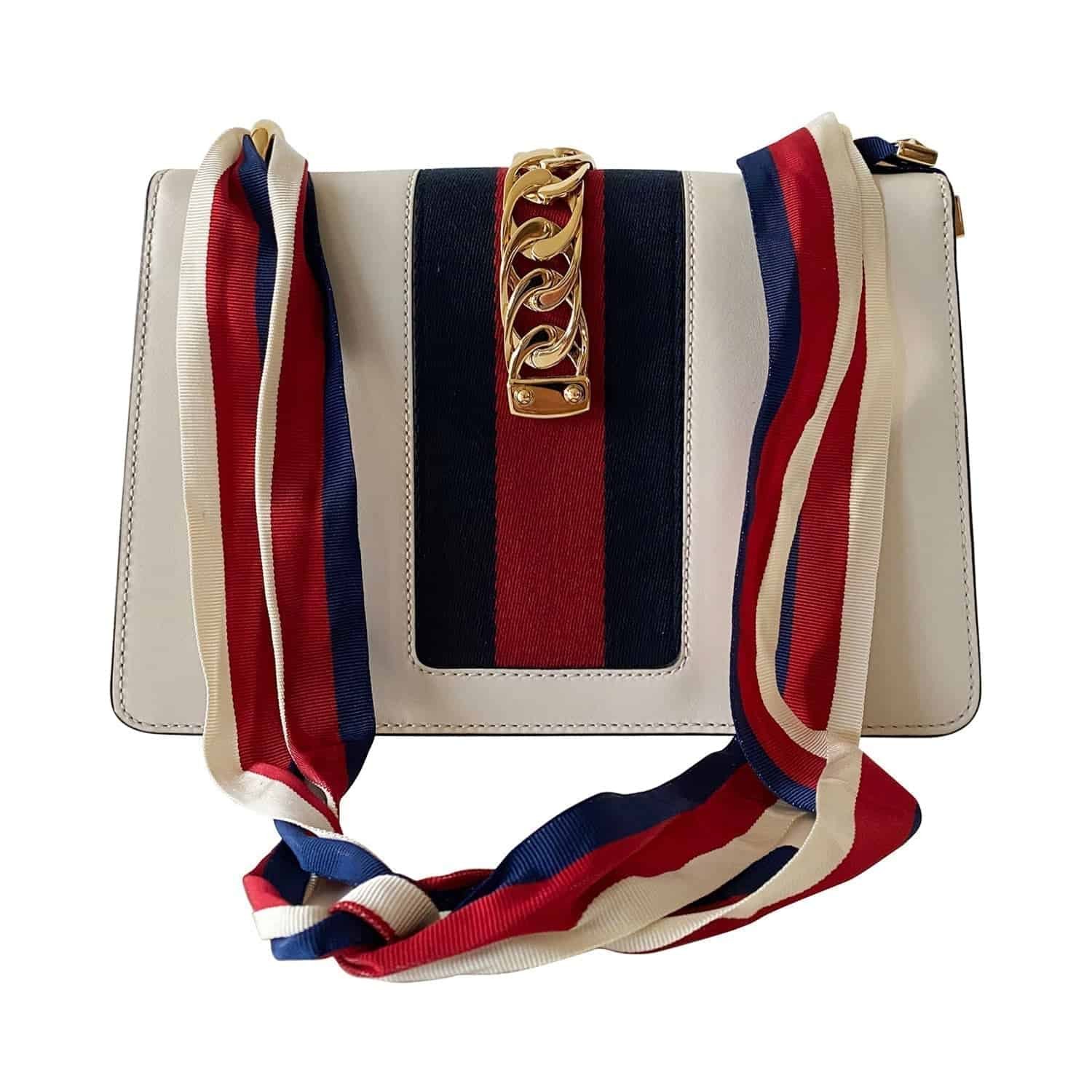 Gucci Small Sylvie Leather Shoulder Bag | AlmaBagz