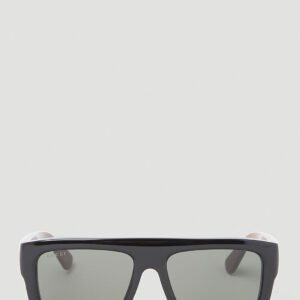 Gucci Men Rectangular Frame Sunglasses | AlmaBagz