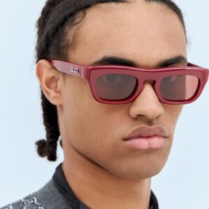 Gucci Men Rectangular Frame Sunglasses | AlmaBagz