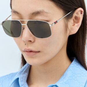 Gucci Women Navigator Frame Sunglasses | AlmaBagz