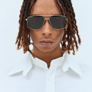 Gucci Men Navigator Frame Sunglasses | AlmaBagz