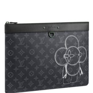 Louis Vuitton Pochette Apollo Monogram Eclipse Canvas Vivienne | AlmaBagz