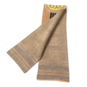 HERMES Scarf Main: 100% cashmere, Leather part: Cowhide multicolor Women Used | AlmaBagz