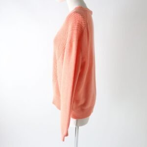 HERMES knit Main: 64% cashmere, Main: 36% cotton Orange Women S Used | AlmaBagz