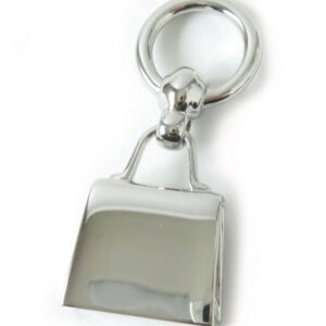 HERMES Necklace brass Silver Twilly ring mini kelly Women Used | AlmaBagz