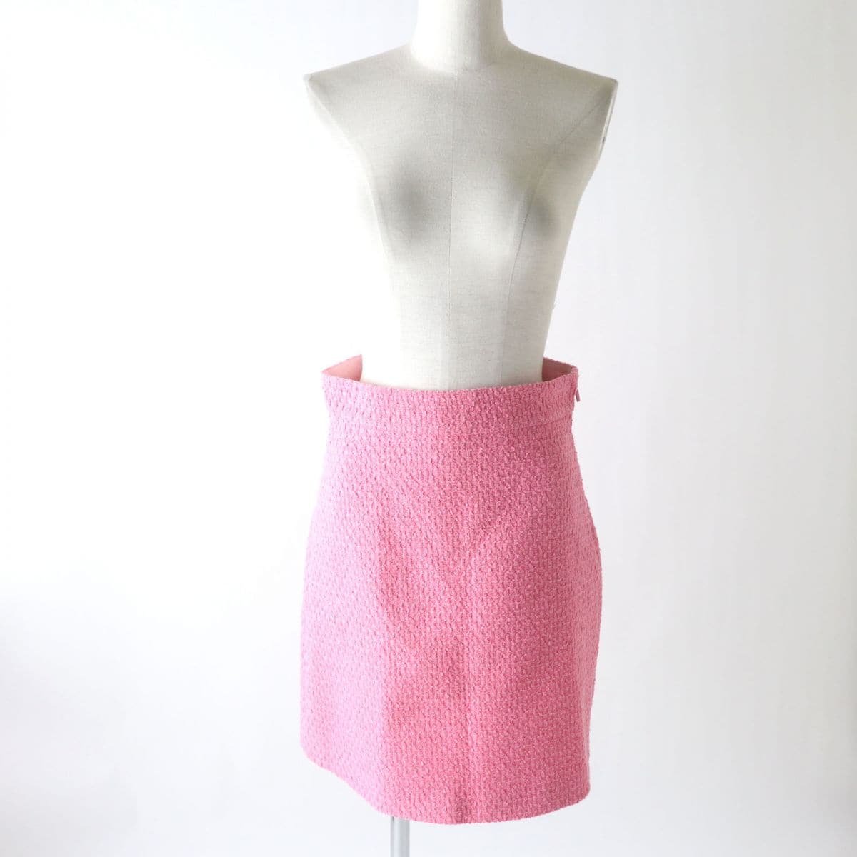 GUCCI skirt Outer: 88% cotton, Outer: 12% nylon, Lining: 71% acetate, Lining: 29% silk pink Women 42 Used | AlmaBagz
