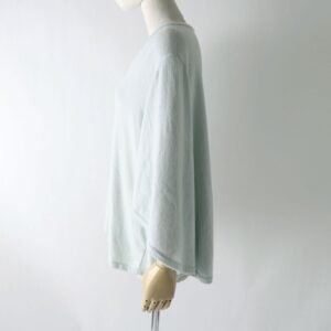 HERMES knit Main: 100% cashmere Light blue Women 34 Used | AlmaBagz