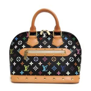 Louis Vuitton Alma PM Black Multicolor Monogram Canvas | AlmaBagz