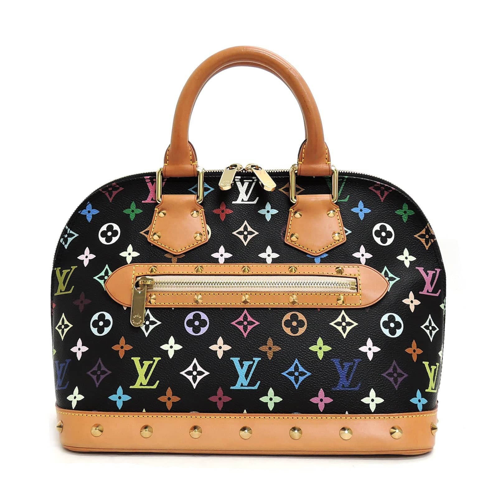 Louis Vuitton Alma PM Black Multicolor Monogram Canvas | AlmaBagz