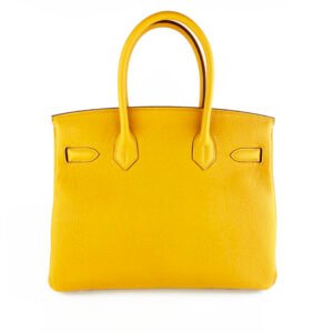 Hermes Jaune Amber Birkin 30 Bag | AlmaBagz