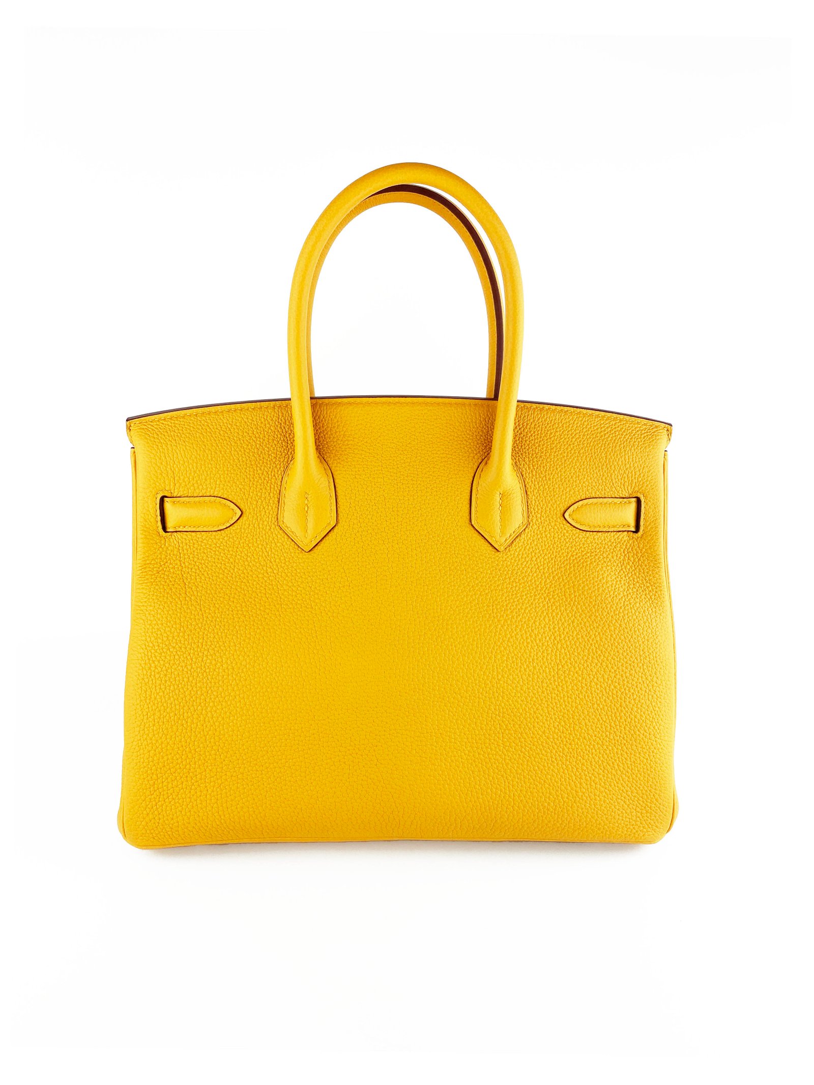 Hermes Jaune Amber Birkin 30 Bag | AlmaBagz
