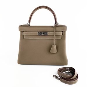 Hermes Etoupe Kelly 28 Bag | AlmaBagz