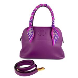 Hermes Purple Bolide 27 Bag | AlmaBagz