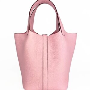 Hermes Rose Sakura Picotin Lock 18 Bag | AlmaBagz