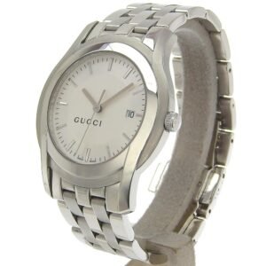 GUCCI Watches Quartz 5500XL Stainless Steel Silver Silver dial mens Used | AlmaBagz