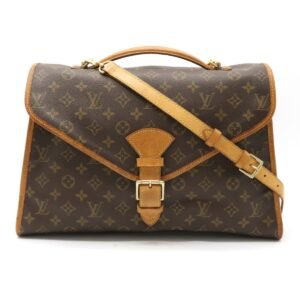 Louis Vuitton Beverley Briefcase Handbag Bag Business Bag 2 Way Vintage Brown Monogram | AlmaBagz
