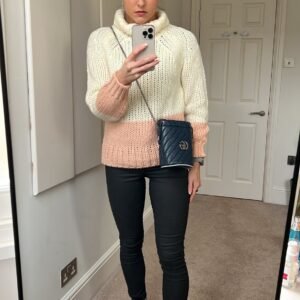 Gucci GG Navy Torchon Marmont GG Mini Bucket Bag | AlmaBagz