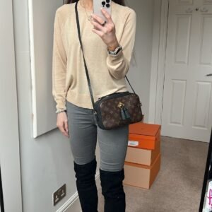 Louis Vuitton Saintonge Monogram and Black | AlmaBagz