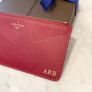 LOUIS VUITTON Calfskin Jeanne Wallet Zippy Coin Insert In Fuchsia | AlmaBagz