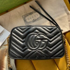 Gucci GG Marmont Small Matelasse Shoulder Bag | AlmaBagz