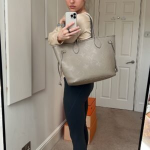 Louis Vuitton Neverfull MM Dune Empreinte (RRP £1,940) | AlmaBagz