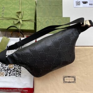 Gucci GG Embossed Belt Bag | AlmaBagz