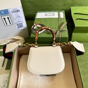 Gucci Small Top Handle Bag With Bamboo | AlmaBagz