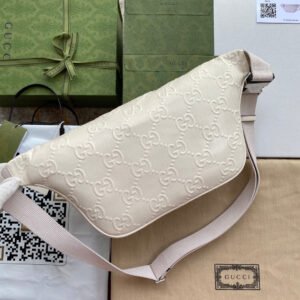 Gucci GG Embossed Belt Bag | AlmaBagz